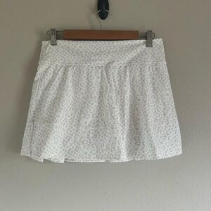 Mini white and grey tennis‎ skirt #tennisskirt Large